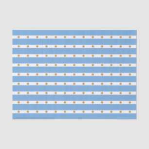 Argentinien-Flagge Seidenpapier