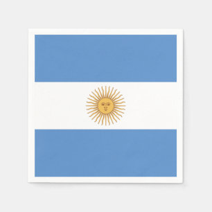 Argentinien-Flagge Serviette