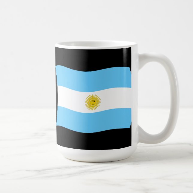 Argentinien Flagge Tasse (Rechts)