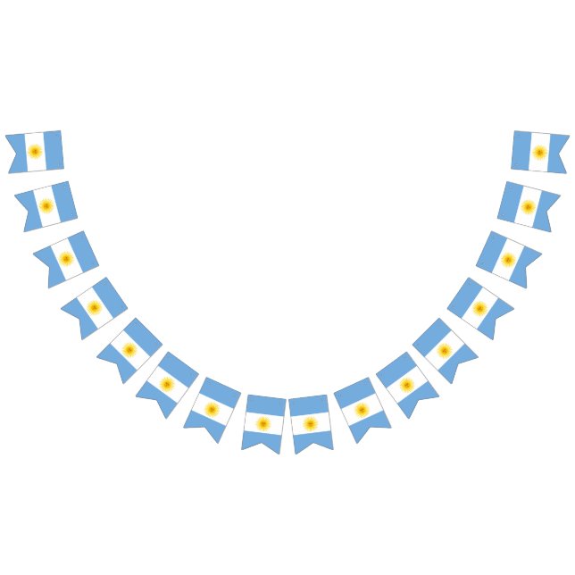 Argentinien-Flagge Wimpelkette (Alle)