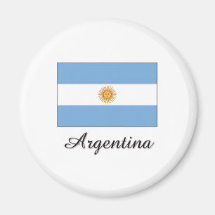 Argentinien-Flaggen-Entwurf Magnet