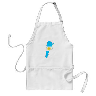 Argentinien-Flaggenkarte Schürze