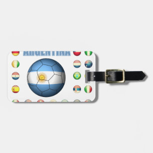 Argentinien-Fußball 0335 Gepäckanhänger