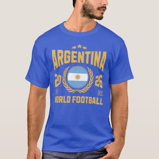 Argentinien Fußball 2026 T-Shirt (Vorderseite)
