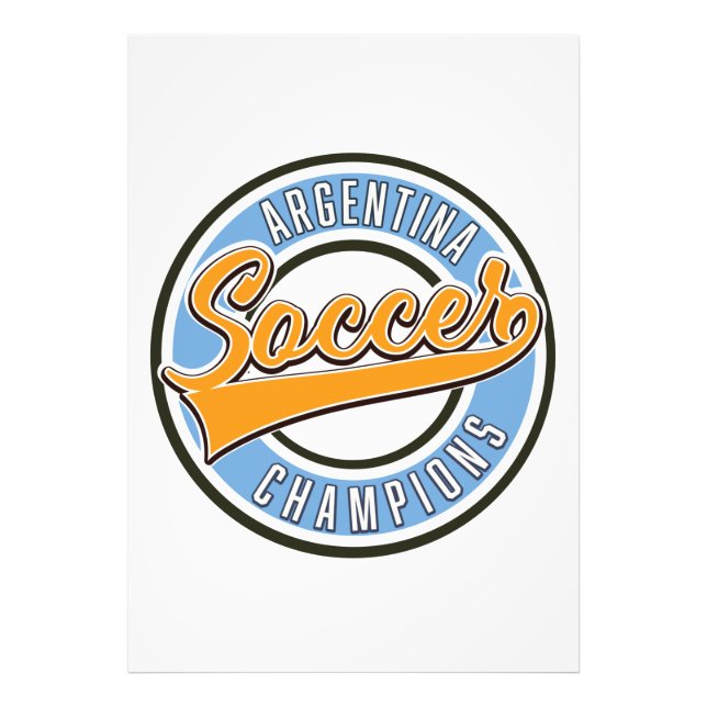 Argentinien Fußball-Champions Fotodruck (Vorne)
