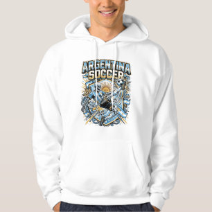 Argentinien Fußball Skelett Stürmer Nationen Poste Hoodie