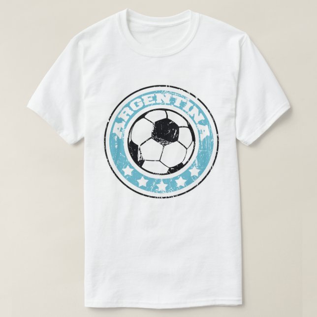 Argentinien-Fußball T-Shirt (Design vorne)