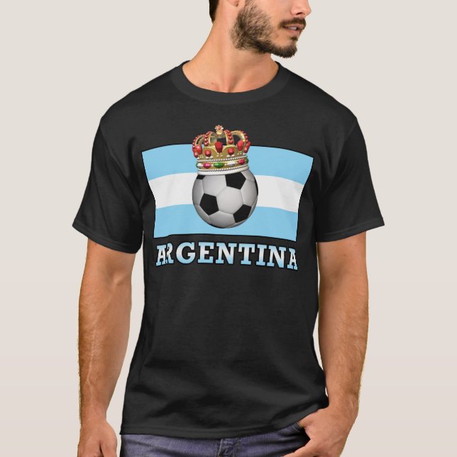 Argentinien-Fußball T-Shirt (Vorderseite)