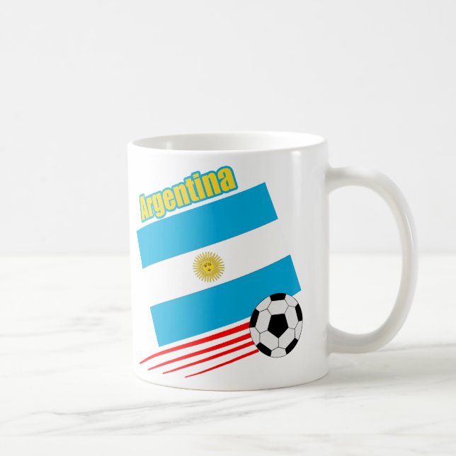 Argentinien-Fußball-Team Tasse (Rechts)