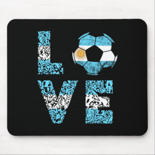 Argentinien Fußballmannschaft Argentinien Liebe Ll Mousepad