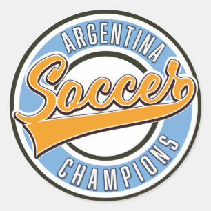 Argentinien Fußballmeister Runder Aufkleber