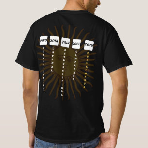 Argentinien Fußballreise: 2010-2026 Sonnen-T-Shirt T-Shirt