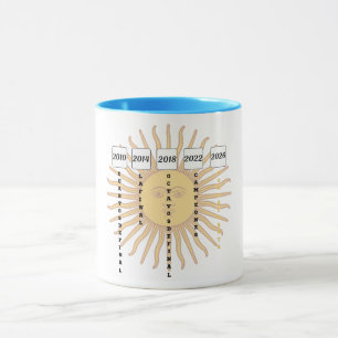 Argentinien Fußballreise: 2010-2026 Sonnen-Tasse Tasse