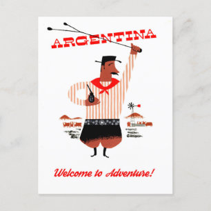 Argentinien, Gauchos Postkarte