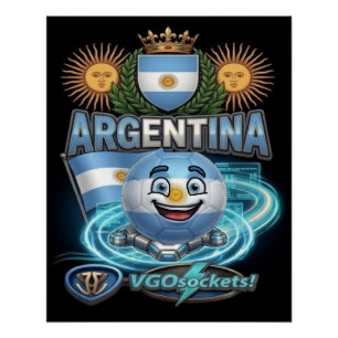 Argentinien-GBall-001 Poster
