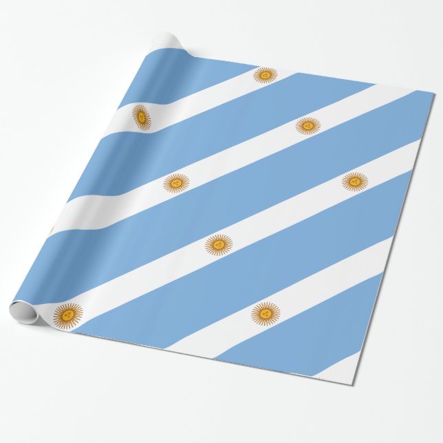 Argentinien Geschenkpapier (Ungerollt)