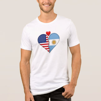 Argentinien Herz Flaggen Hispanic Heritage Tri-Blend Shirt