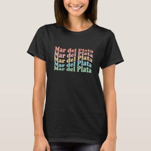 Argentinien Hippie City - Retro Mar del T-Shirt