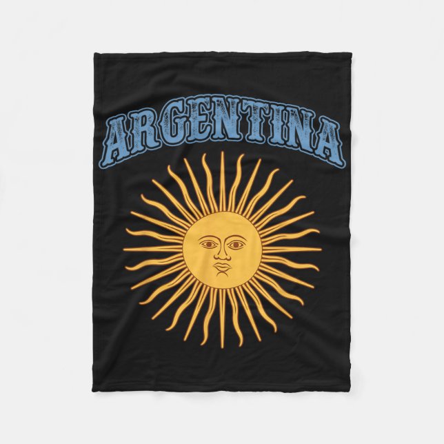 Argentinien Hispanic Heritage Month Son May Argent Fleecedecke (Vorderseite)