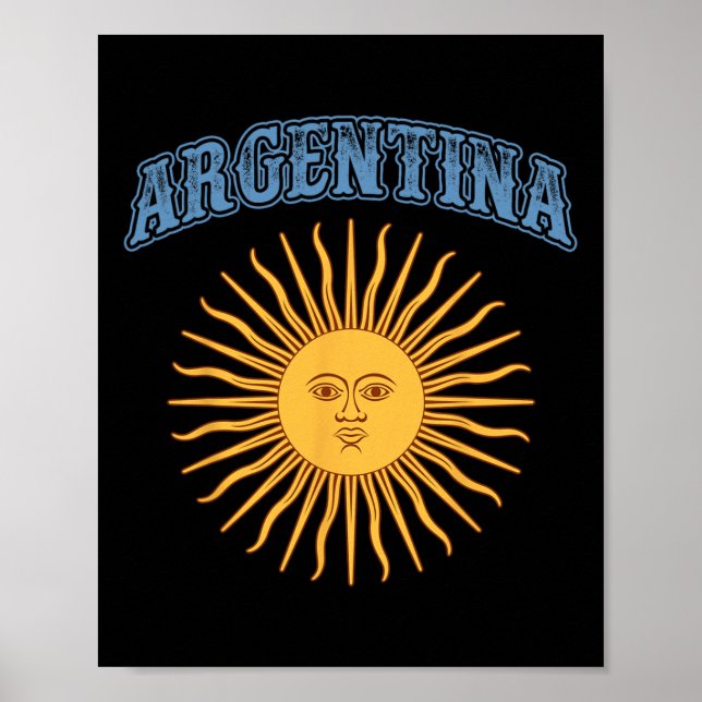 Argentinien Hispanic Heritage Month Son May Argent Poster (Vorne)