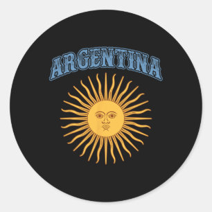 Argentinien Hispanic Heritage Month Son May Argent Runder Aufkleber