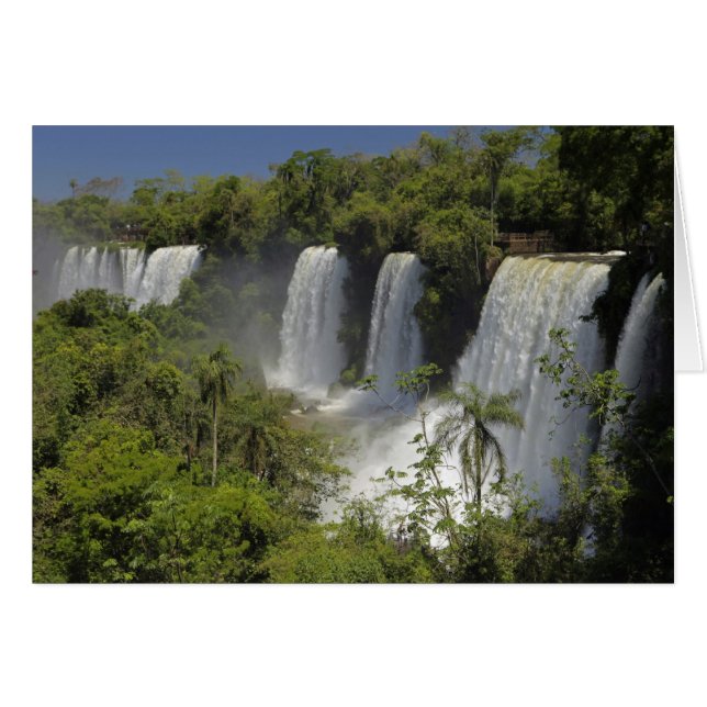 Argentinien, Iguacu fällt in der Sonne. (Vorderseite (Horizontal))