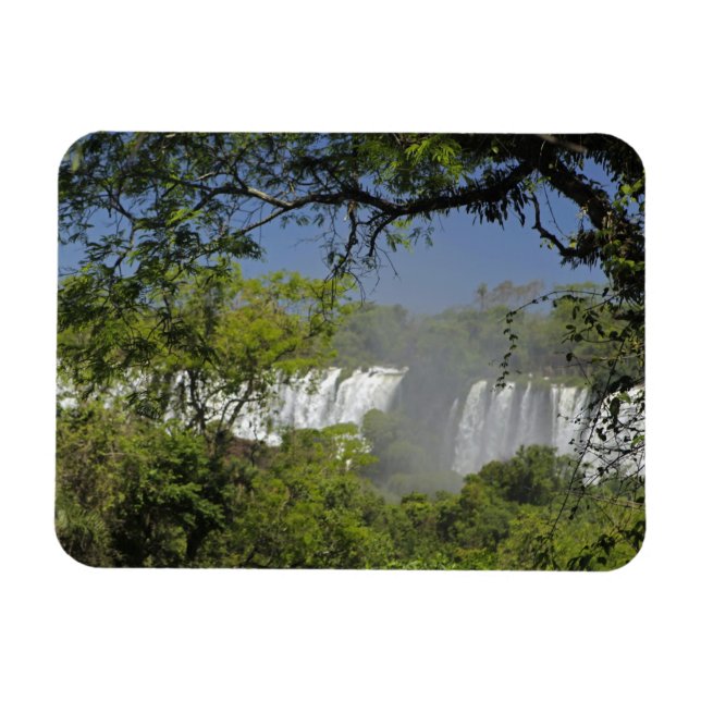 Argentinien, Iguacu fällt in der Sonne. 2 Magnet (Horizontal)