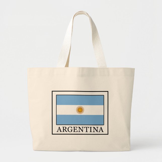 Argentinien Jumbo Stoffbeutel (Vorne)