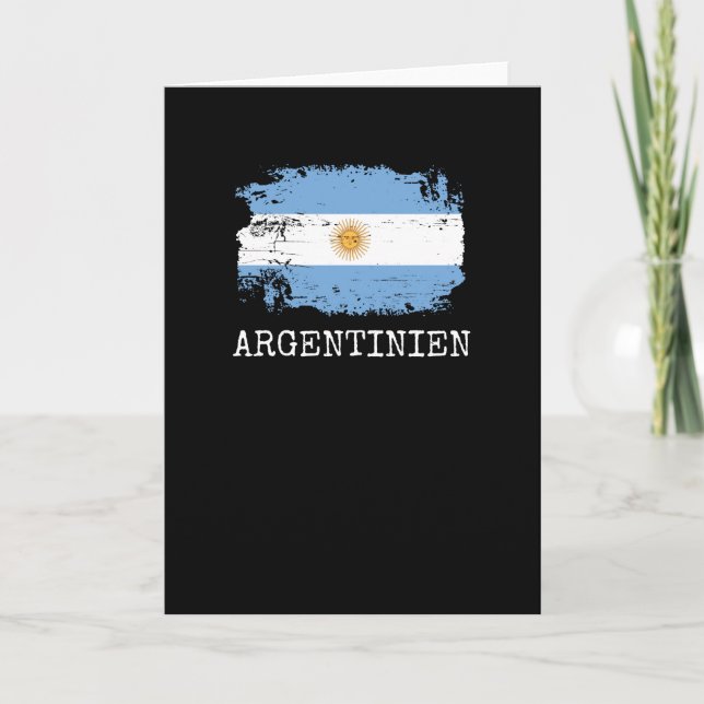 Argentinien Karte (Vorderseite)