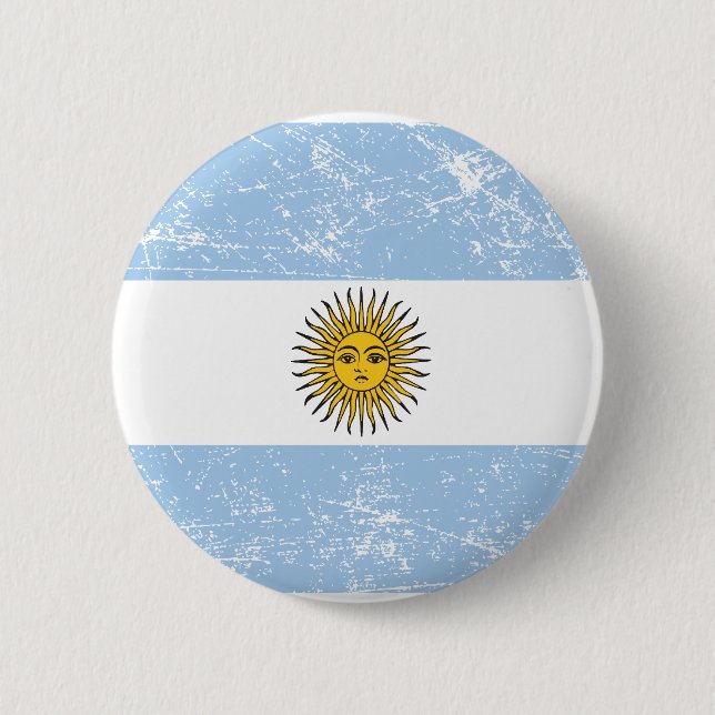 Argentinien-Knopf Button (Vorderseite)