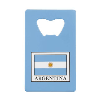 Argentinien Kreditkarten Flaschenöffner