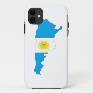 Argentinien-Landesflaggekarten-Formsymbol Case-Mate iPhone Hülle