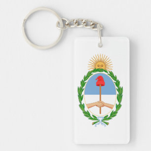 Argentinien Landeswappen Symbol Emblem Flagge Schlüsselanhänger