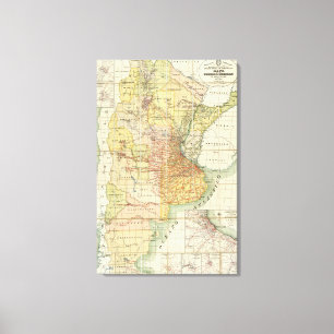 Argentinien Leinwanddruck