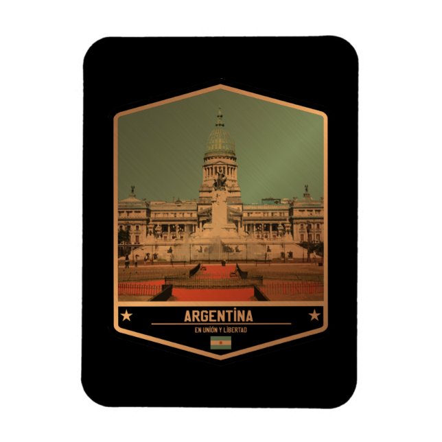 Argentinien Magnet (Vertikal)