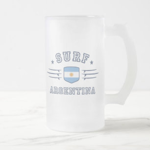 Argentinien Mattglas Bierglas