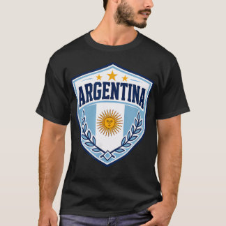 Argentinien mit argentinischer Flagge T-Shirt