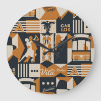 Argentinien: Nahtlose ethnische Illustration.