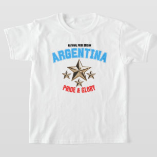 Argentinien National Pride Edition Kinder T-Shirt