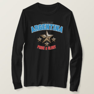 Argentinien Nationalstolz Damen Langarmshirt T-Shirt