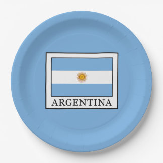 Argentinien Pappteller