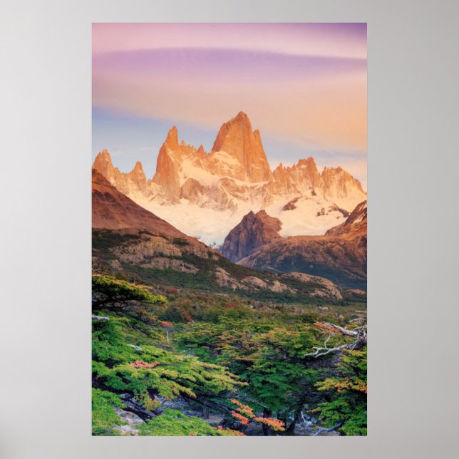 Argentinien, Patagonia, Los Glaciares, Nationalpar Poster (Vorne)