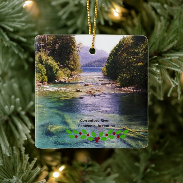 Argentinien, Patagonien Keramikornament (Baum)