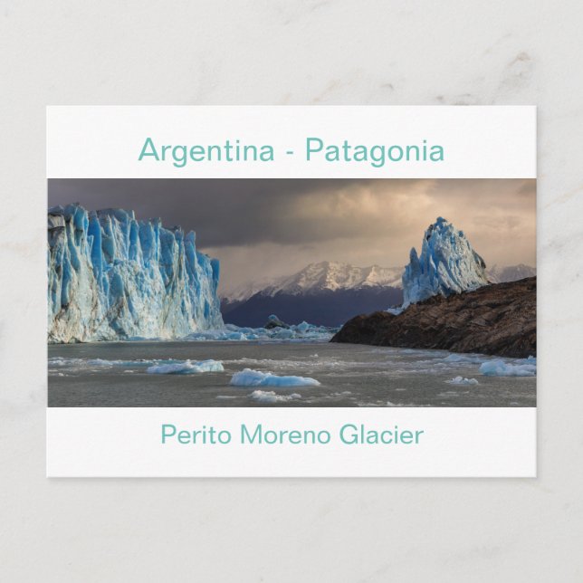 Argentinien - Perito Moreno Glacier Postkarte (Vorderseite)