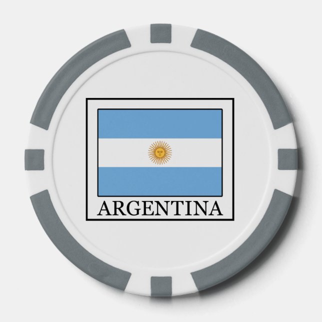 Argentinien Pokerchips (Vorderseite)