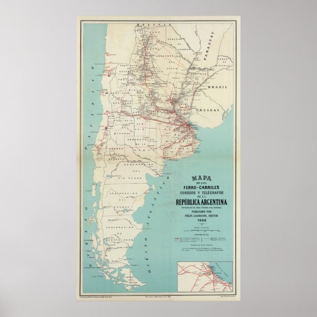 Argentinien Poster (Vorne)