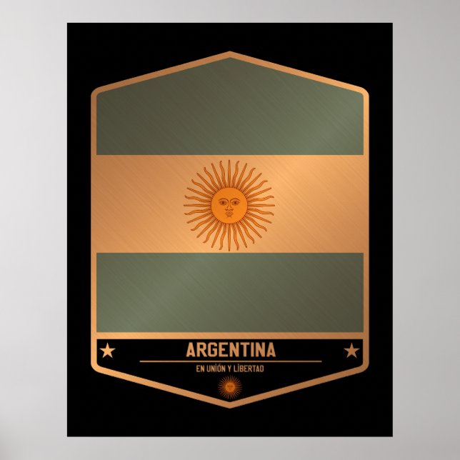 Argentinien Poster (Vorne)