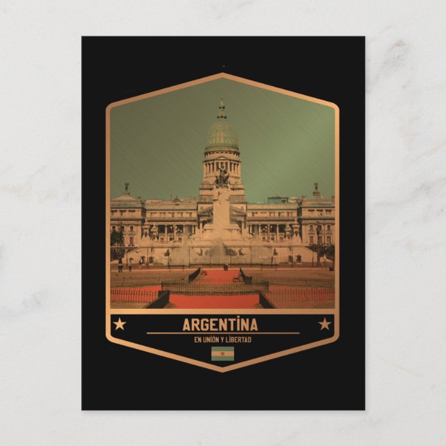 Argentinien Postkarte (Vorderseite)