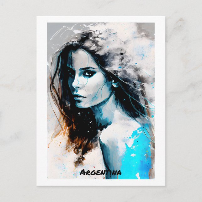 Argentinien Postkarte - Welt der Frauen-Sammlung (Vorderseite)