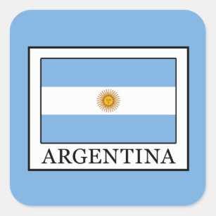 Argentinien Quadratischer Aufkleber
